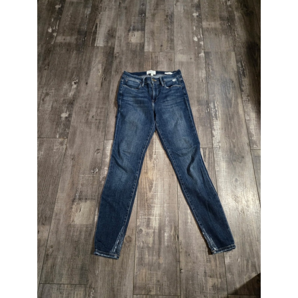 FRAME Jeans Womens Le High Skinny Stretch Denim Medium Wash Size 26